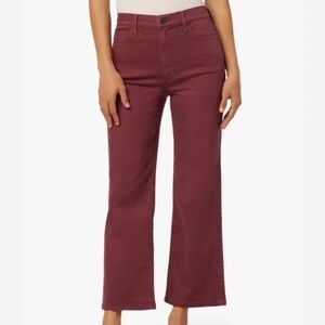 Joe's Jeans Flare in Deep Burgundy
